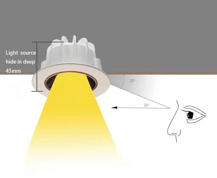 anti-glare led downlight